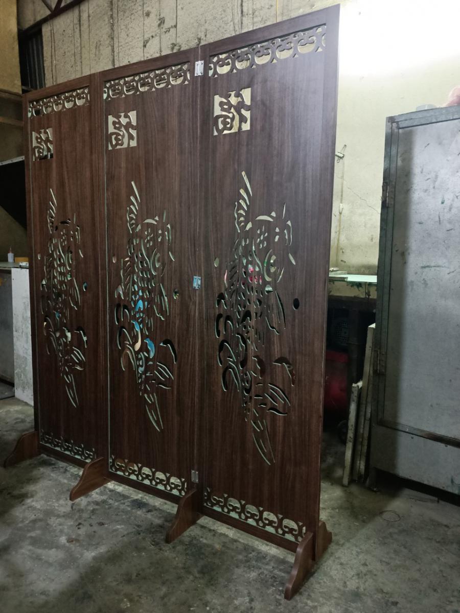 Kệ Vách Gỗ Công Nghiệp Mẫu7 Hải Phòng.